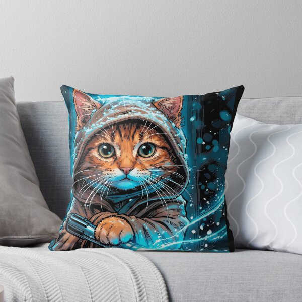 Item preview, Little Cat Jedi Master on Ice Planet designed and sold by Mistermike248.