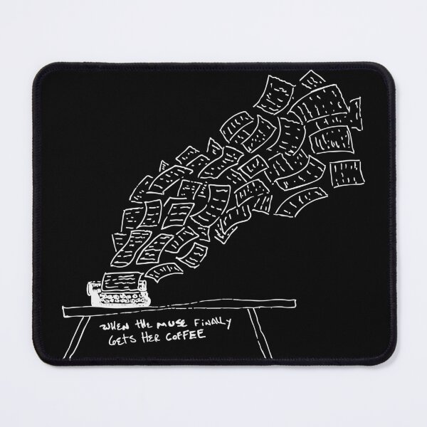 Item preview, When the Muse Finally Gets Her Coffee designed and sold by JoseloRochaArt.