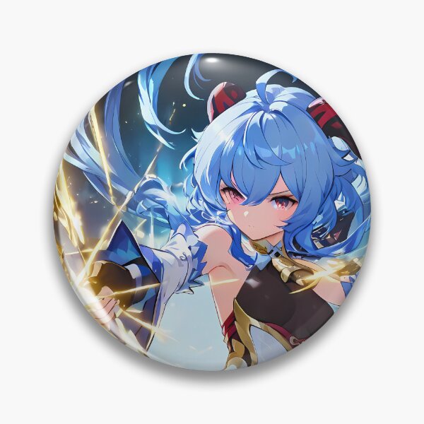Item preview, Ganyu Genshin Impact Radiant Archery Sky Moment designed and sold by mildaclairmo.