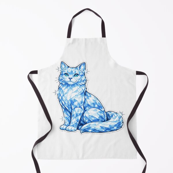 Item preview, Blue Crystal Forest Cat designed and sold by CLOUTKULT.