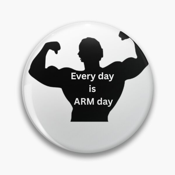 Artikelvorschau, Jeden Tag ist Armtraining – Lustiger Bodybuilding-Humor im Fitnessstudio entworfen und verkauft von chubbipop.