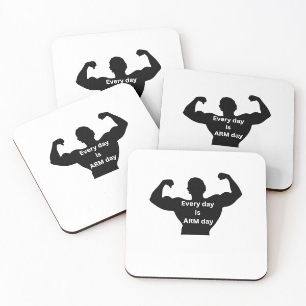 Item preview, Every Day Is Arm Day — Funny Gym Bodybuilding Humor designed and sold by chubbipop.