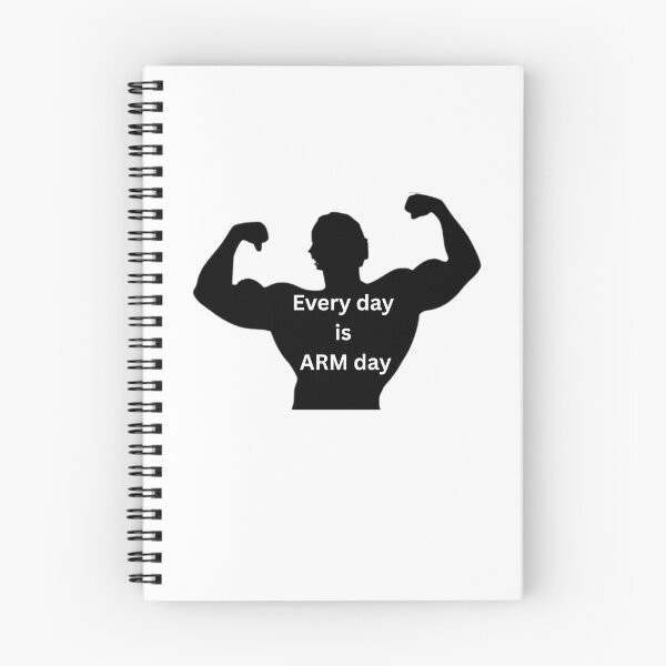 Item preview, Every Day Is Arm Day — Funny Gym Bodybuilding Humor designed and sold by chubbipop.