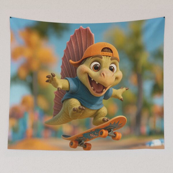 Item preview, Skater Pelycosaurus designed and sold by Sillytoe.