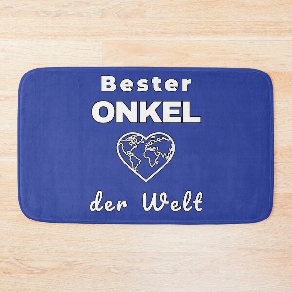 Item preview, World's Best Uncle - Heart World Map Design designed and sold by SouthVibeDesign.