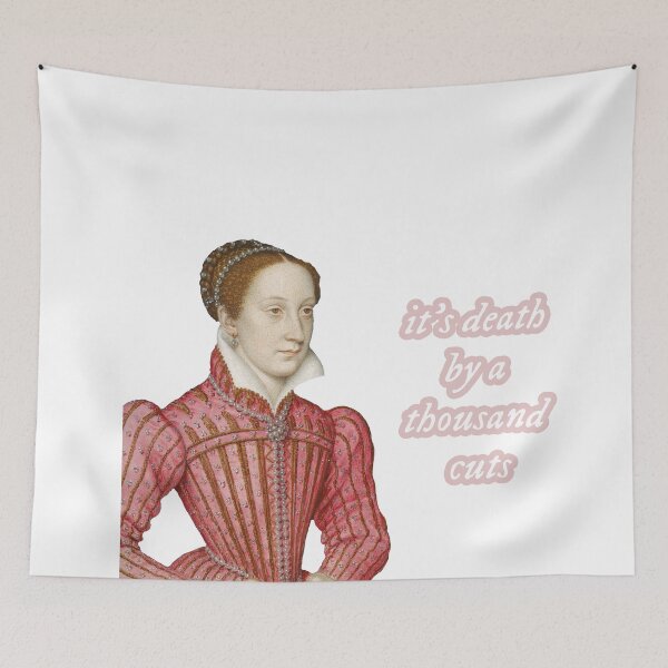 Item preview, yes it took more than one swing of the axe to take Mary's head off designed and sold by ZiaMI.