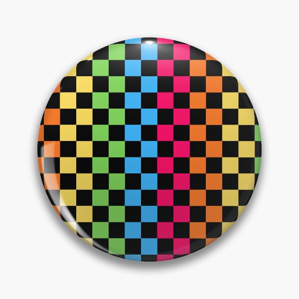 Item preview, Rainbow Checkerboard Retro Pattern designed and sold by uniQuin.