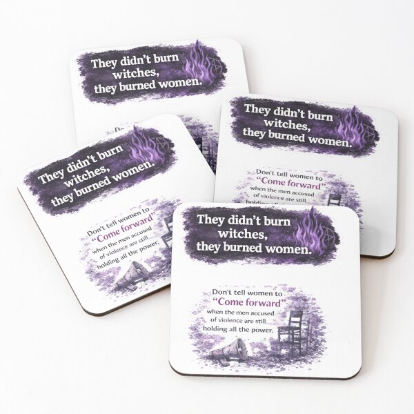 Item preview, They didn't burn witches, they burned women - EDTN2  designed and sold by Myllady's Soundtrack and Stickers.
