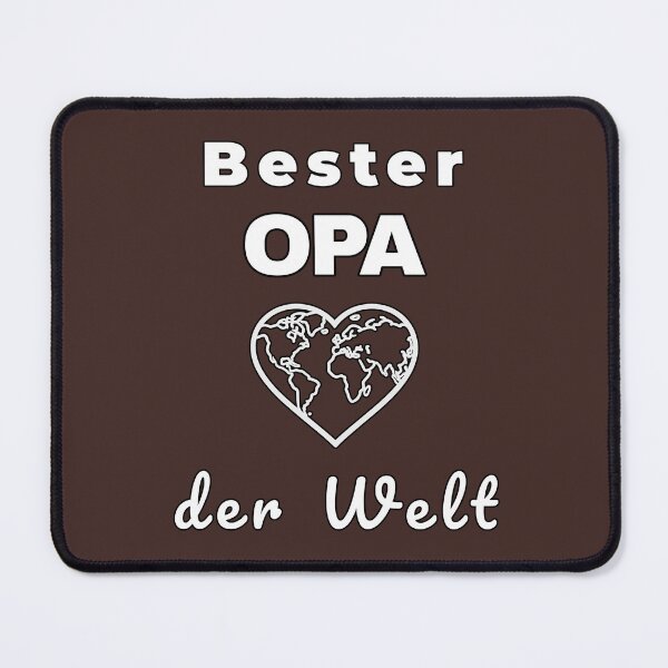 Item preview, World's Best Grandpa - Heart World Map Design designed and sold by SouthVibeDesign.