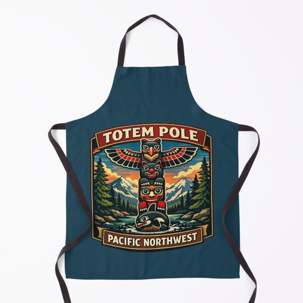 Item preview, Totem Pole - Pacific Northwest designed and sold by Myra365Art.