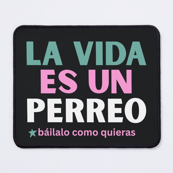 Item preview, Copy of la vida es un perreo - Life is meant to be lived loudly and freely. designed and sold by SweeTee Spot.