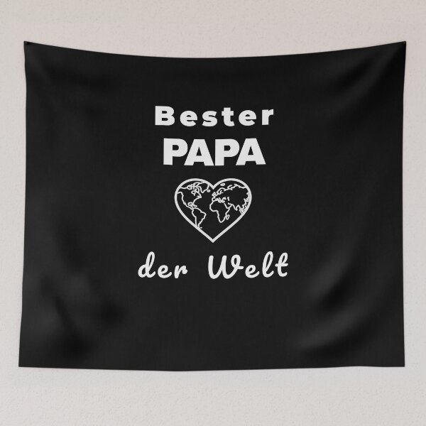 Item preview, Best Dad in the World - Heart World Map Design designed and sold by SouthVibeDesign.