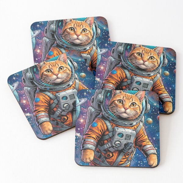 Item preview, Astronaut Cat Exploring the Infinite Cosmos designed and sold by Mistermike248.