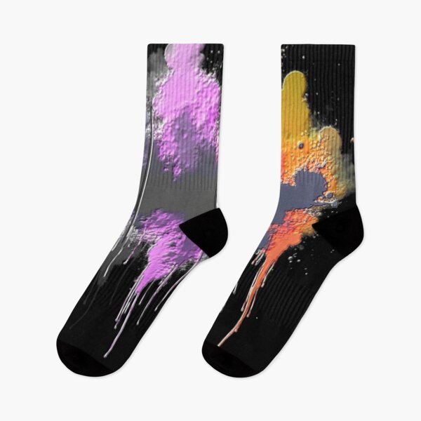 Item preview, dripping abstract dark alpha colorful geometric abstract design designed and sold by SmashingDeals.