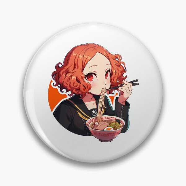 Item preview, Haru Okumura Persona 5 Kawaii Ramen Chibi designed and sold by mildaclairmo.
