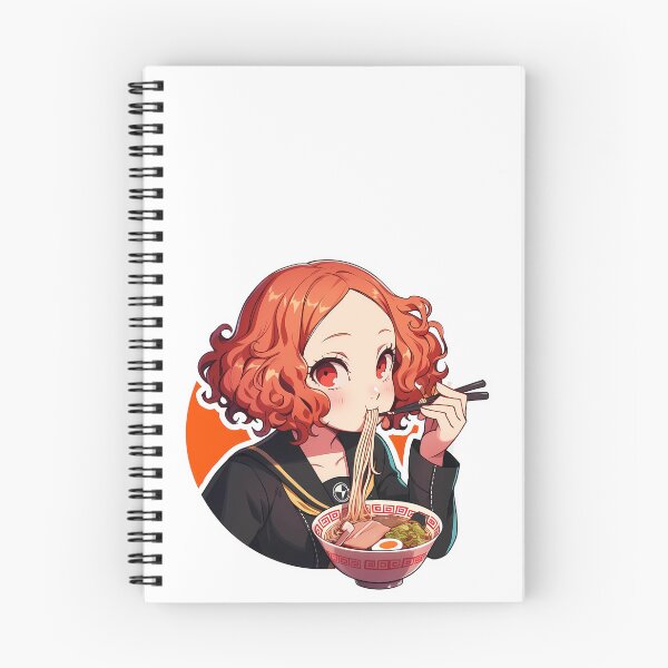 Item preview, Haru Okumura Persona 5 Kawaii Ramen Chibi designed and sold by mildaclairmo.