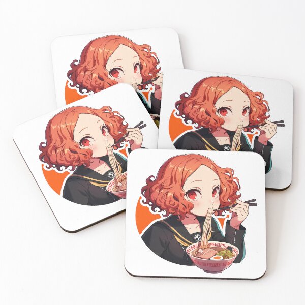 Item preview, Haru Okumura Persona 5 Kawaii Ramen Chibi designed and sold by mildaclairmo.