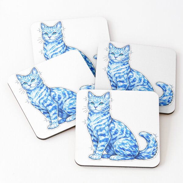 Item preview, Blue Crystal Bengal Cat designed and sold by CLOUTKULT.