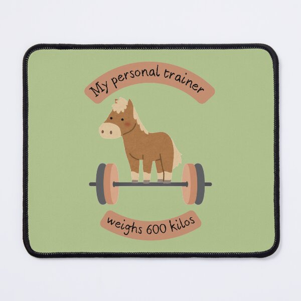 Item preview, My personal trainer weights 600 kilos designed and sold by PurrfectJourney.