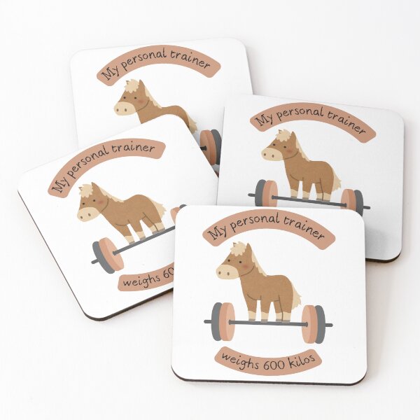 Item preview, My personal trainer weights 600 kilos designed and sold by PurrfectJourney.