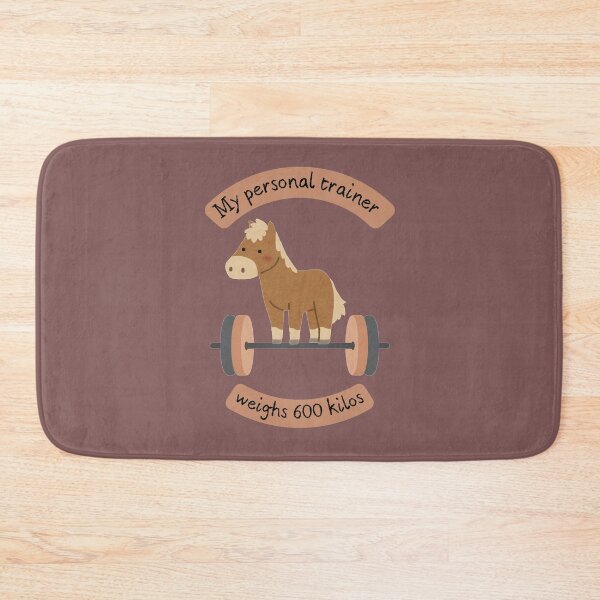 Item preview, My personal trainer weights 600 kilos designed and sold by PurrfectJourney.