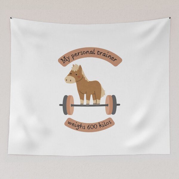 Item preview, My personal trainer weights 600 kilos designed and sold by PurrfectJourney.