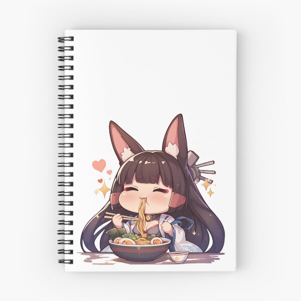 Artikelvorschau, Kaga Azur Lane Kawaii Ramen Chibi Waifu entworfen und verkauft von mildaclairmo.