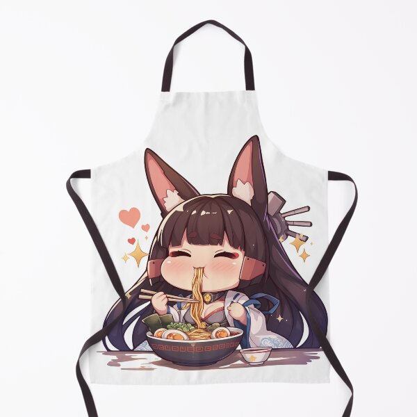 Artikelvorschau, Kaga Azur Lane Kawaii Ramen Chibi Waifu entworfen und verkauft von mildaclairmo.