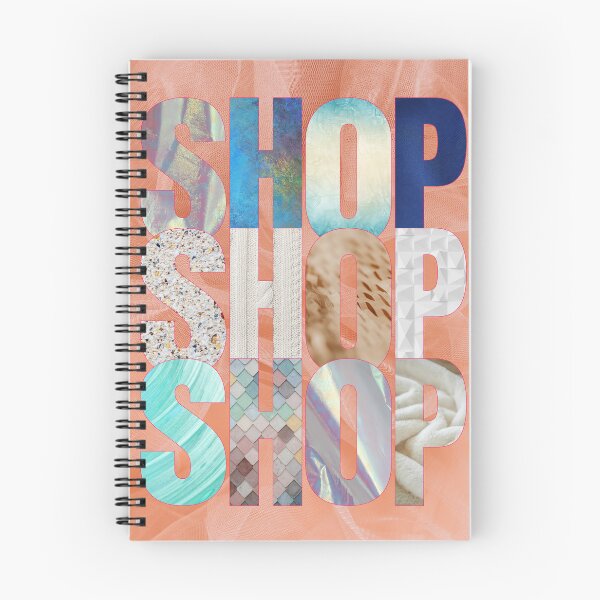 Item preview, Textured “SHOP” Fashion Typography Art designed and sold by uniQuin.