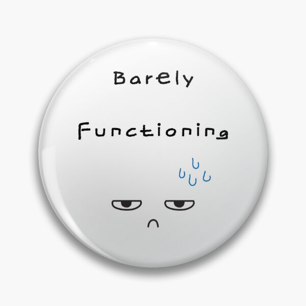 Item preview, Barely Functioning – Low Energy Illustration designed and sold by mintmono-studio.