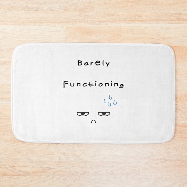 Item preview, Barely Functioning – Low Energy Illustration designed and sold by mintmono-studio.
