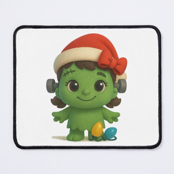 Item preview, Christmas Frankenstein Girl designed and sold by Sillytoe.