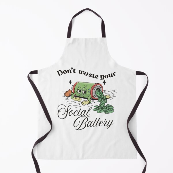 Item preview, Don't Waste Your Social Battery designed and sold by MantraTee.