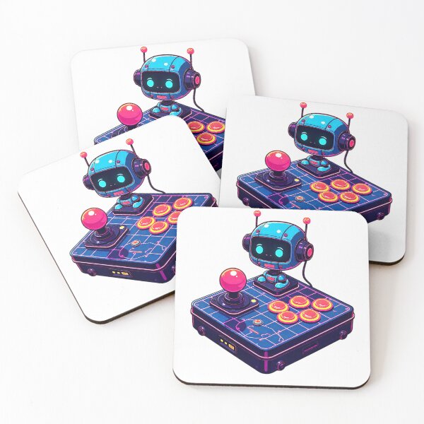 Item preview, Retro Mini Console with Vintage Robot designed and sold by Alquimia Lunar.