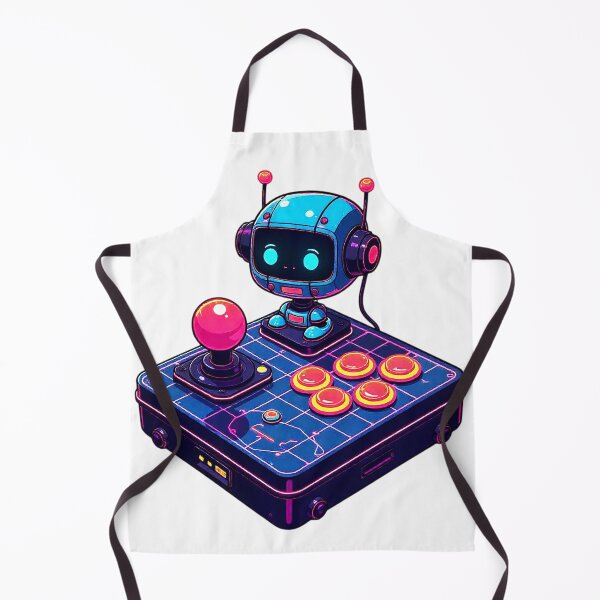 Item preview, Retro Mini Console with Vintage Robot designed and sold by Alquimia Lunar.