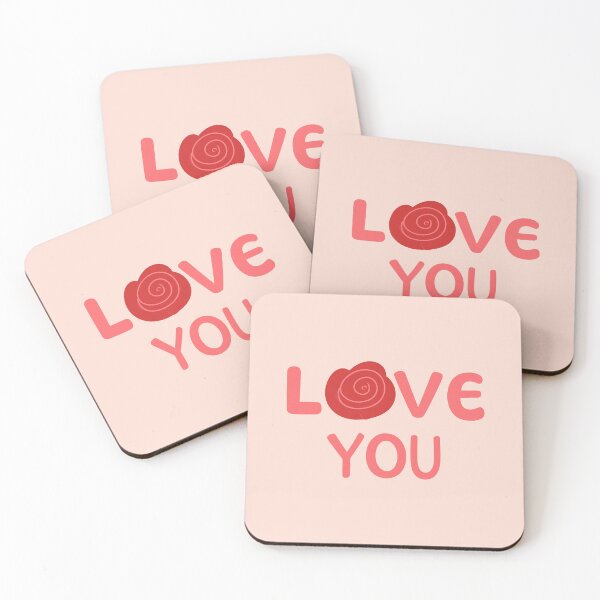 Item preview, Love You Rose Typography designed and sold by yara.lahdo.
