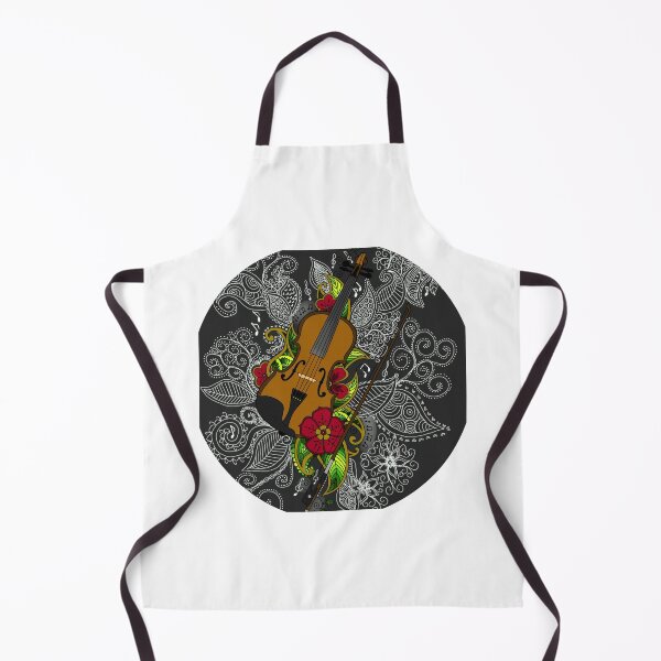 Item preview, Violin & Flowers – Elegant Music Illustration designed and sold by Joy & Art .