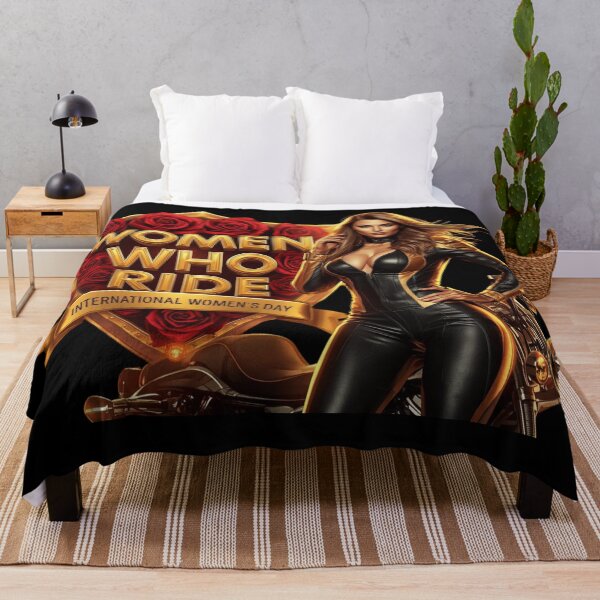 Item preview, Women Who Ride – International Women’s Day Biker designed and sold by YourTrendyTees.