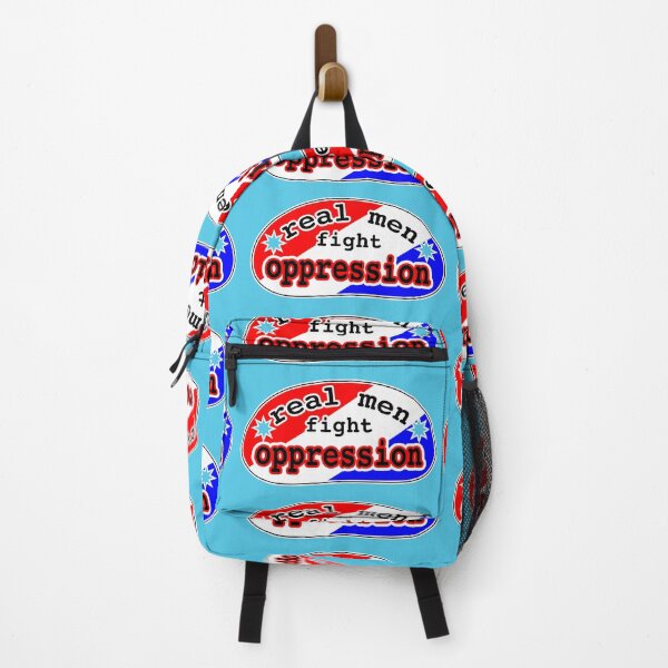 Item preview, Real men fight oppression, red white and blue background designed and sold by mntimg.