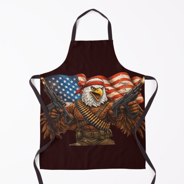 Item preview, Rambo-Style Bald Eagle Patriot designed and sold by Create Nest.