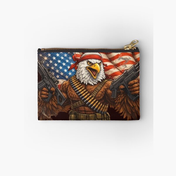 Item preview, Rambo-Style Bald Eagle Patriot designed and sold by Create Nest.