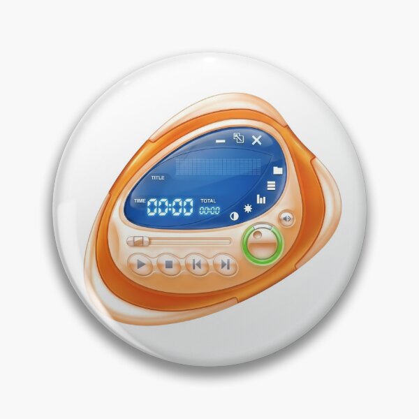 Item preview,  Retro Futurist Y2K Pebble MP3 Player designed and sold by NostalgiaOS.