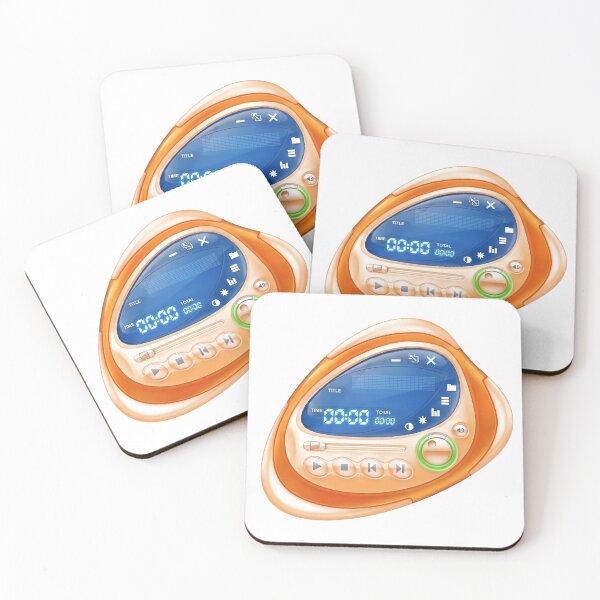 Item preview,  Retro Futurist Y2K Pebble MP3 Player designed and sold by NostalgiaOS.