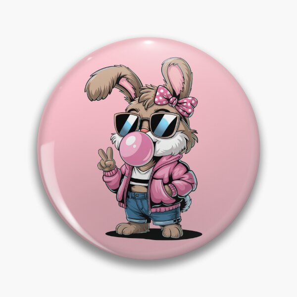 Item preview, Cool 'Lil Bunny in Pink designed and sold by Comforts of Home, LLC.