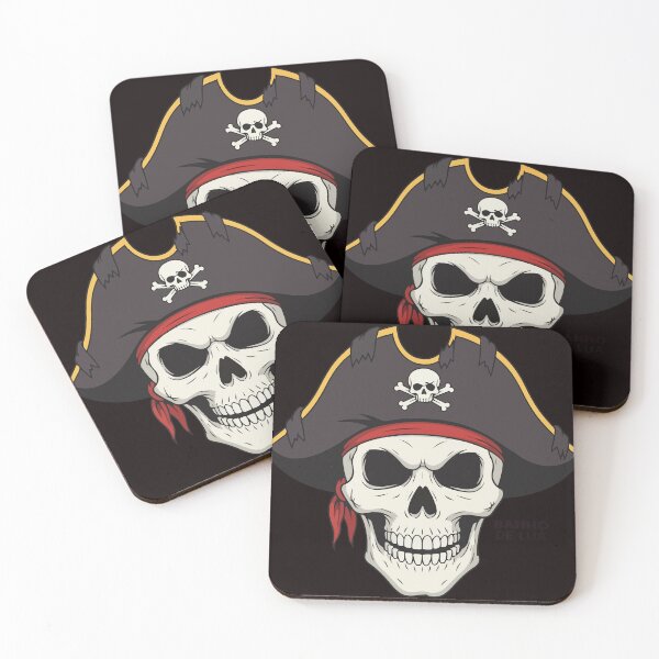 Item preview, pirate skull designed and sold by skulls and rock.