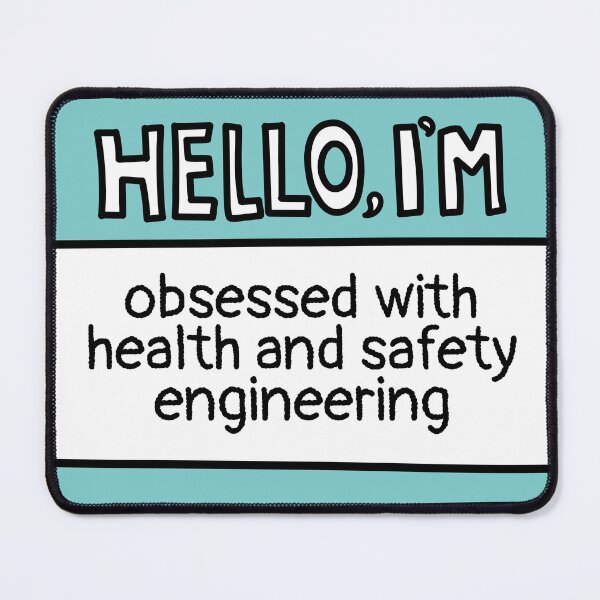 Item preview, Health And Safety Engineering Funny Engineer Name Tag designed and sold by MaryAller.