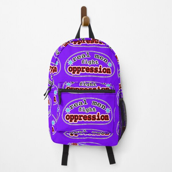 Item preview, Real men fight oppression, violet background designed and sold by mntimg.