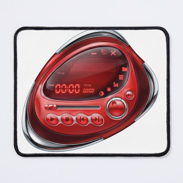 Item preview,  Retro Futurist Y2K Pebble MP3 Player designed and sold by NostalgiaOS.