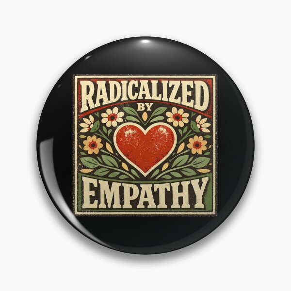 Item preview, Radicalized by Empathy – Quiet Resistance Shirt/Mug/Sticker designed and sold by Quietest Riot.