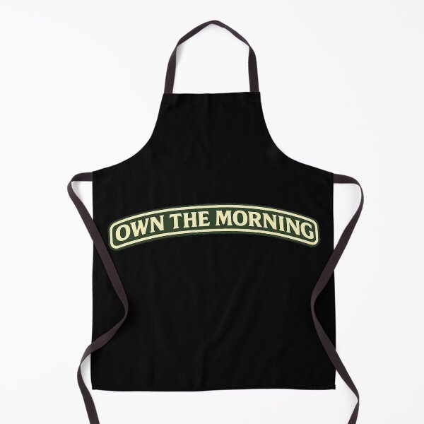 Item preview, Own The Morning – Retro Green Motivational Gym Shirt designed and sold by VibeOffline Studio.